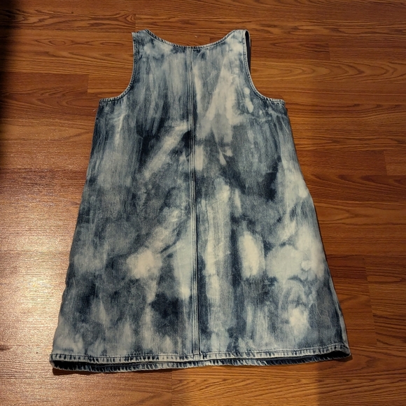 rag & bone Naia Tie-Dye Denim Minidress - Picture 7 of 9